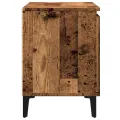 Meuble TV vieux bois 102x35x50 cm bois d'ingénierie