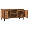 Meuble TV vieux bois 102x35x50 cm bois d'ingénierie
