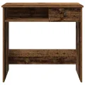 Bureau style vieux bois 80x40x75 cm bois d'ingénierie