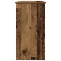Bureau style vieux bois 80x40x75 cm bois d'ingénierie