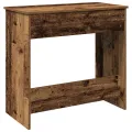 Bureau style vieux bois 80x40x75 cm bois d'ingénierie