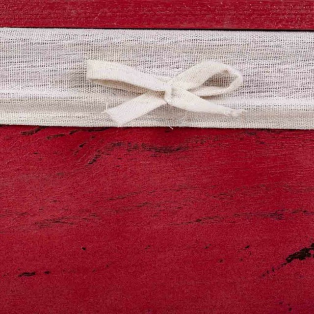 Wasmand Alexandra House Living Rood Paulownia hout 30 x 54 x 40 cm 34