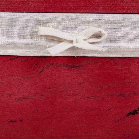 Cesto per i Panni Sporchi Alexandra House Living Rosso Legno di paulow