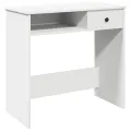 Bureau Blanc 80x40x75 cm Bois d'ingénierie