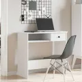 Bureau Blanc 80x40x75 cm Bois d'ingénierie