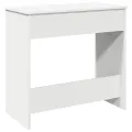 Bureau Blanc 80x40x75 cm Bois d'ingénierie