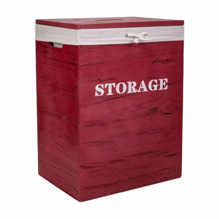 Panier à linge Alexandra House Living Rouge Bois de paulownia 30 x 54