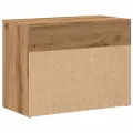 Banc à chaussures chêne artisanal 60x30x45 cm bois d'ingénierie