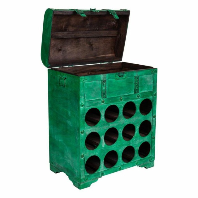 Botellero Alexandra House Living PVC Madera Metal 28 x 59 x 45 cm Baú