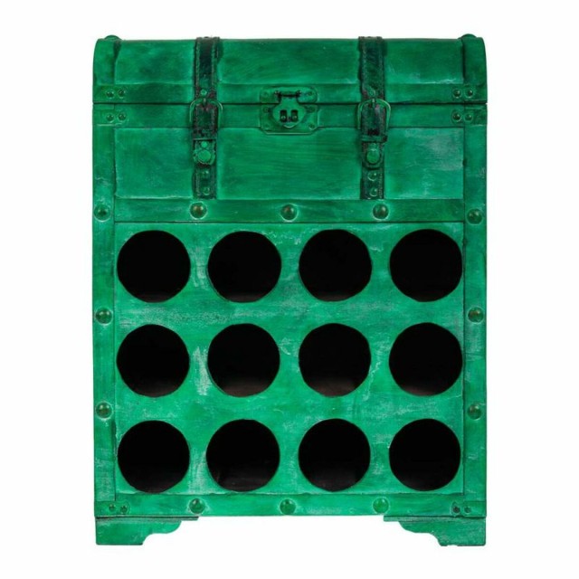 Bottle rack Alexandra House Living PVC Wood Metal 28 x 59 x 45 cm Ches