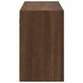 Armoire murale de bain chêne marron 100x25x40cm bois ingénierie