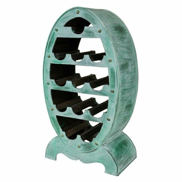 Portabottiglie Alexandra House Living Verde Legno 27 x 85 x 46 cm 12 b