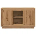 Buffet chêne artisanal 102x35x60 cm bois d'ingénierie