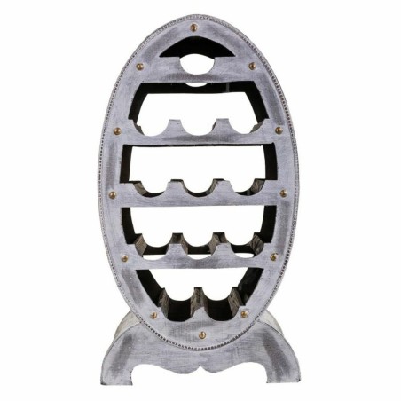 Bottle rack Alexandra House Living Grey Wood 27 x 85 x 46 cm 12 bottle