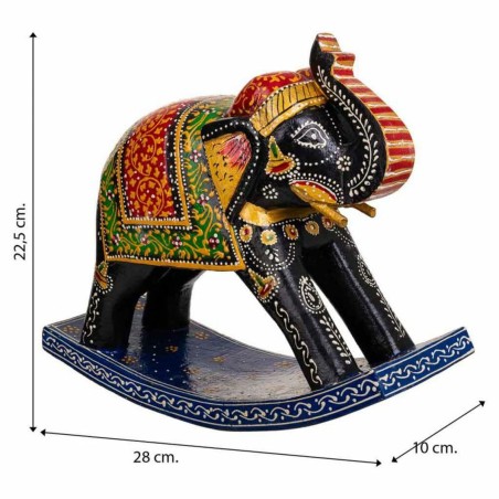 Figura Decorativa Alexandra House Living Elefante 10 x 22 x 28 cm