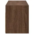 Armoire murale de bain chêne marron 60x25x30 cm bois ingénierie