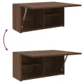 Armoire murale de bain chêne marron 60x25x30 cm bois ingénierie