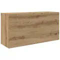 Armoire murale de bain chêne artisanal bois d'ingénierie