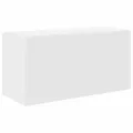 Armoire murale de bain blanc 60x25x30 cm bois d'ingénierie