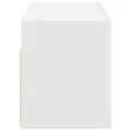 Armoire murale de bain blanc 60x25x30 cm bois d'ingénierie