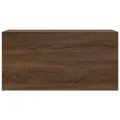 Armoire murale de bain chêne marron 80x25x40 cm bois ingénierie