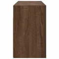 Armoire murale de bain chêne marron 80x25x40 cm bois ingénierie