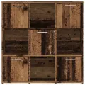 Bibliothèque vieux bois 90x28x90 cm bois d'ingénierie