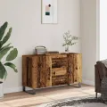 Buffet vieux bois 100x36x60 cm bois d'ingénierie