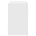Armoire murale de bain blanc 80x25x40 cm bois d'ingénierie