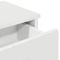 Étagère murale avec tiroirs blanc 60x25x15 cm bois d'ingénierie