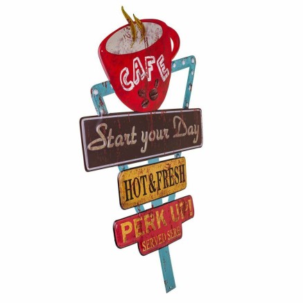 Plaque Murale Alexandra House Living Fer 50 x 1 x 58 cm Signaux