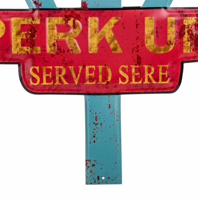 Wandsteckdose Alexandra House Living Eisen 50 x 1 x 58 cm Zeichen