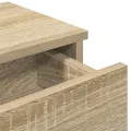 Étagère murale avec tiroirs chêne sonoma bois d'ingénierie