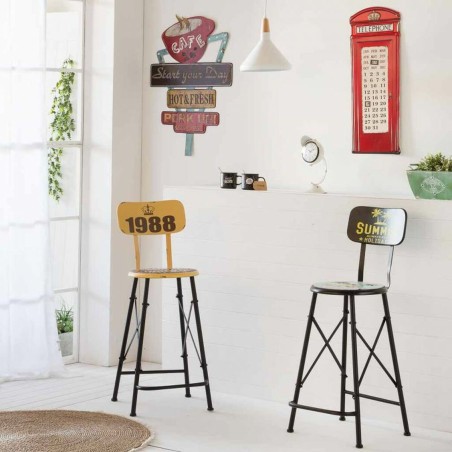 Wall Plate Alexandra House Living Iron 50 x 1 x 58 cm Signs