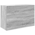 Armoire murale de bain sonoma gris 60x25x40cm bois d'ingénierie