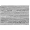 Armoire murale de bain sonoma gris 60x25x40cm bois d'ingénierie