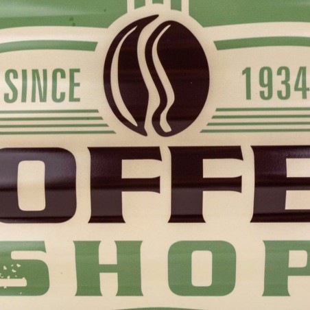 Placa de Pared Alexandra House Living Coffee Shop Hierro 59 x 1 x 40 c