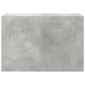 Armoire murale de bain gris béton 60x25x40 cm bois d'ingénierie