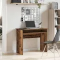 Bureau vieux bois 90x50x74 cm bois d'ingénierie