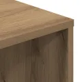 Bureau chêne artisanal 102,5x35x75 cm bois d'ingénierie