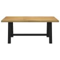 Table à manger NOAIN pieds en forme de A 180x90x75cm massif pin