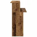 Bureau de réception vieux bois 100x50x103,5cm bois d'ingénierie