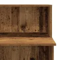 Bureau de réception vieux bois 100x50x103,5cm bois d'ingénierie