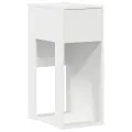 Support de tour d'ordinateur avec tiroir blanc 30x44x74 cm