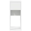 Support de tour d'ordinateur avec tiroir blanc 30x44x74 cm