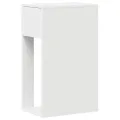 Support de tour d'ordinateur avec tiroir blanc 30x44x74 cm