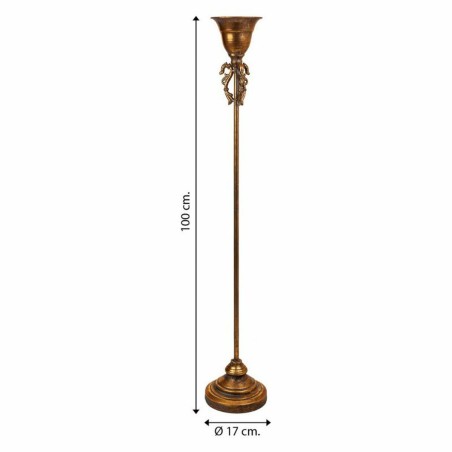 Candelabro Alexandra House Living Dorato Ferro 17 x 100 x 17 cm