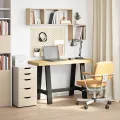 Bureau NOAIN pieds en forme de A 120x50x75 cm bois massif pin