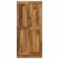 Buffet haut vieux bois 82,5x30,5x185 cm bois d'ingénierie