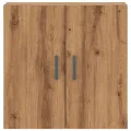 Armoire murale chêne artisanal 60x31x60 cm bois d'ingénierie